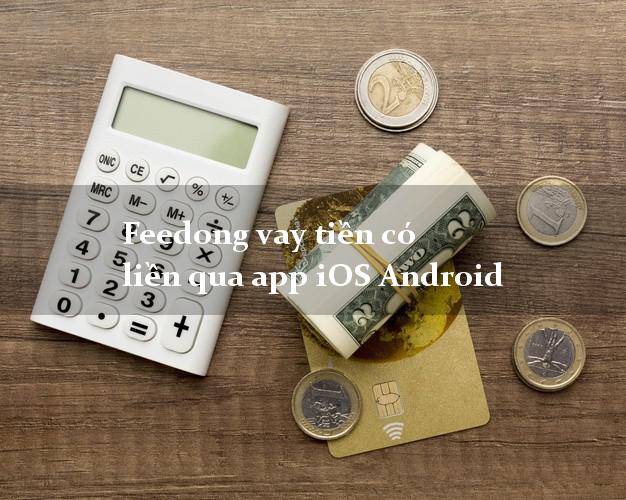 Feedong vay tiền có liền qua app iOS Android